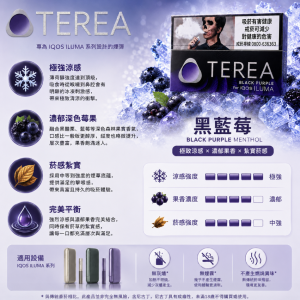 【黑冰葡萄】韓國版TEREA煙彈 IQOS ILUMA主機專用 整條煙(10包)